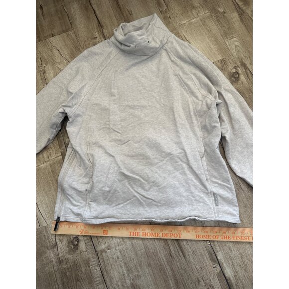 Varley Womens Light Gray Turtleneck Pullover Sweatshirt Size M - Picture 4 of 8